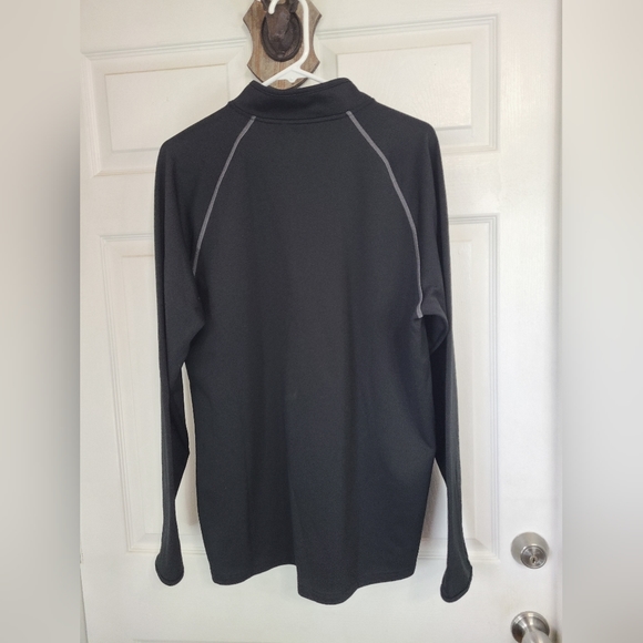 Under Armour Men's Long Sleeve Quarter Zip Warm-up,  Size: XL Color: Black - Picture 10 of 11